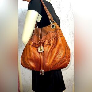 Authentic Distressed B. Makowski Hobo